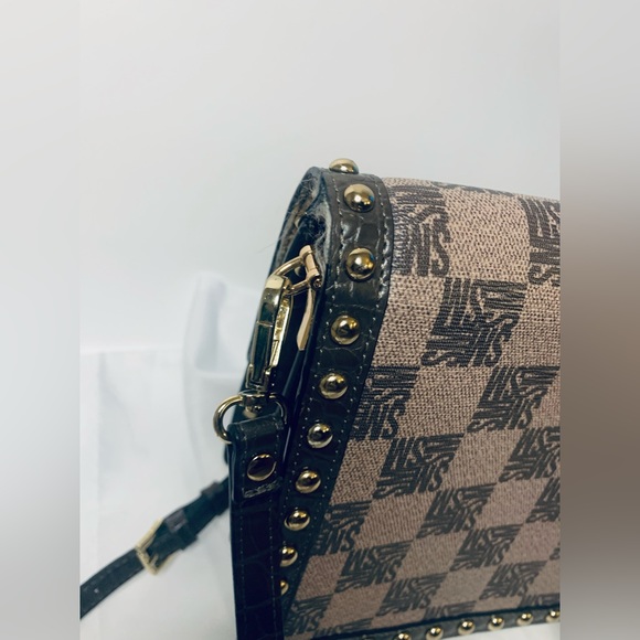 Steve Madden checkered cross body Purse (C+ condition) - Picture 2 of 16